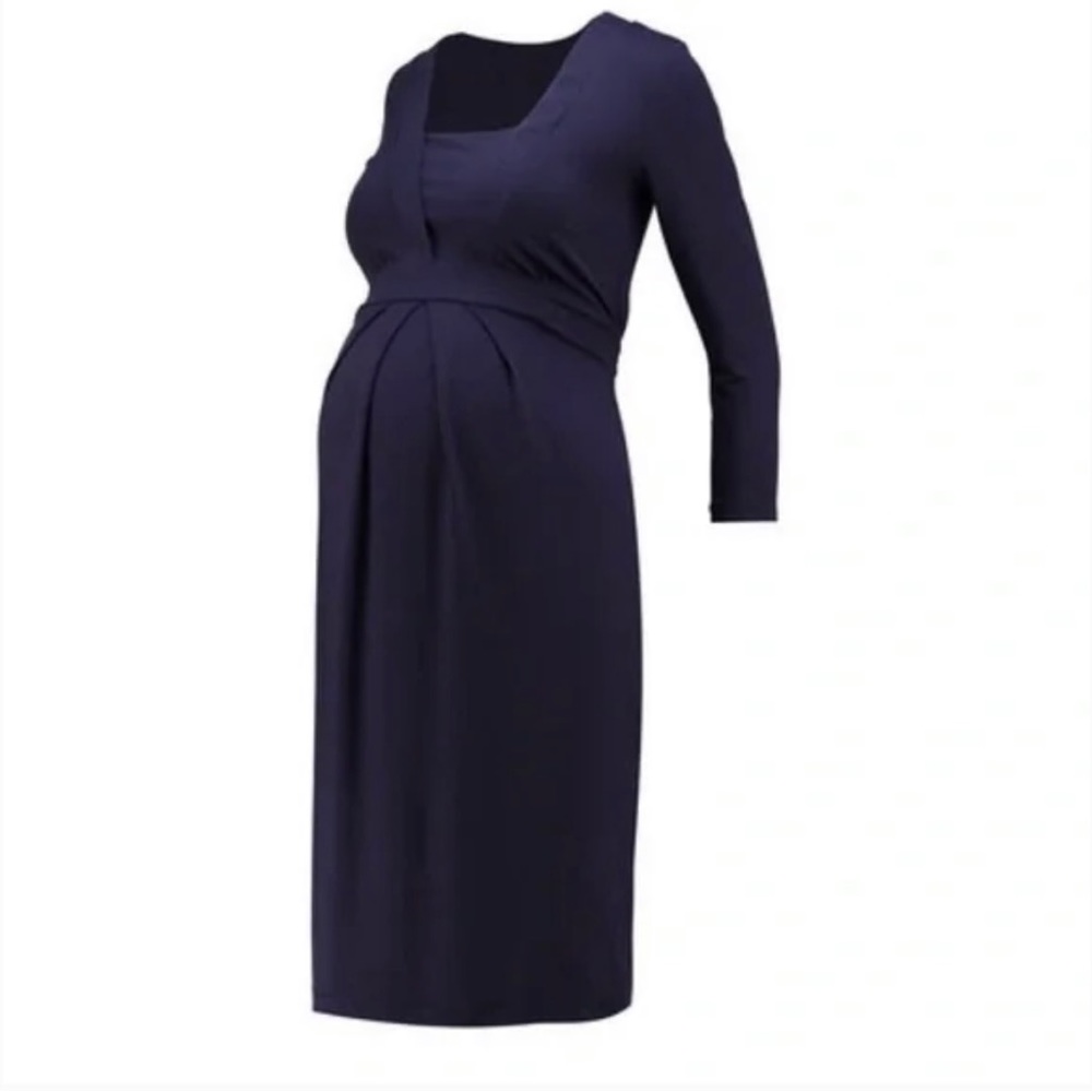 Isabelle Oliver Roseberry maternity dress in black, size 1 (US size 4)